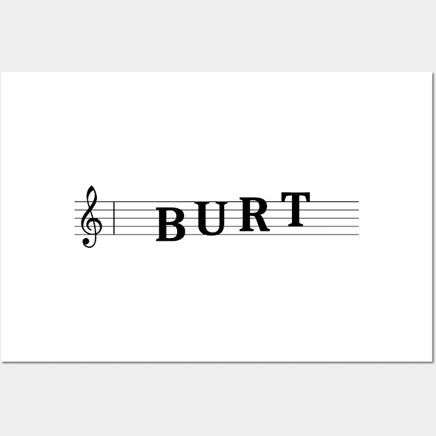 Name Burt Wall Art by gulden